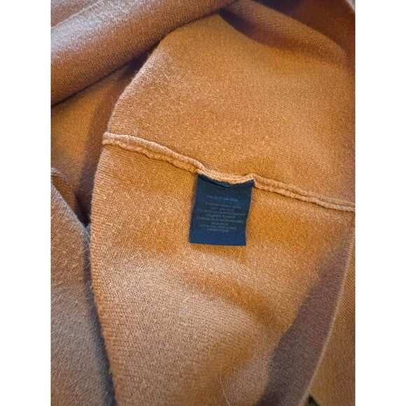 Moth x Anthro Chester Tunic Sweater Dress Camel Orange Medium Anthropologie - Picture 7 of 7